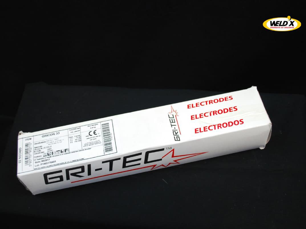 Electrode enrobée rutile Gricon 33